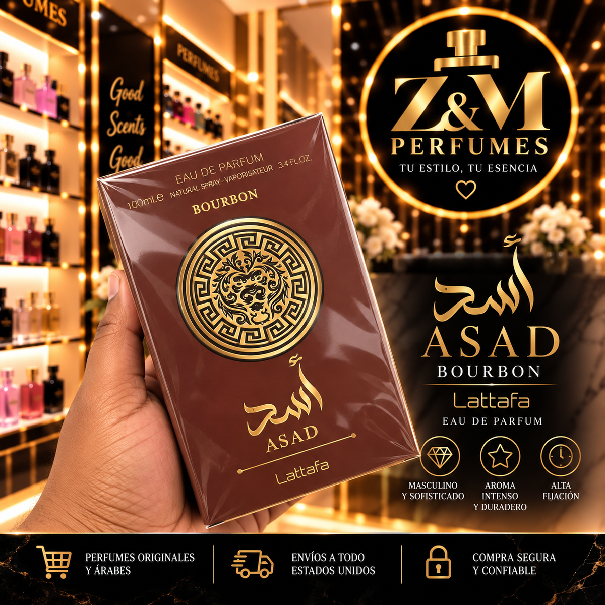 LATTAFA ASAD BOURBON – Eau de Parfum 100 ml
