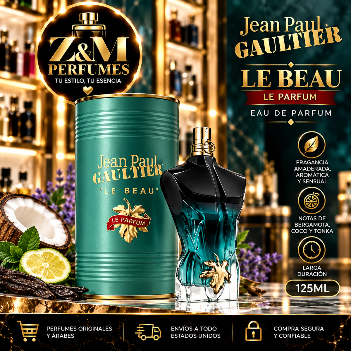 Jean Paul Gaultier Le Beau Le Parfum 💚