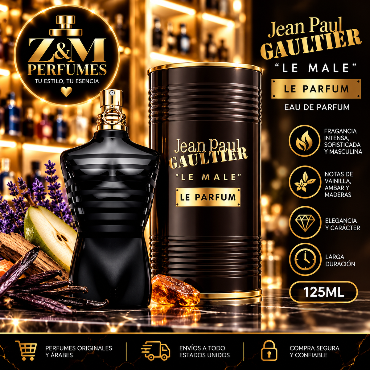Jean Paul Gaultier Le Male Le Parfum — 125 ml / 4.2 oz