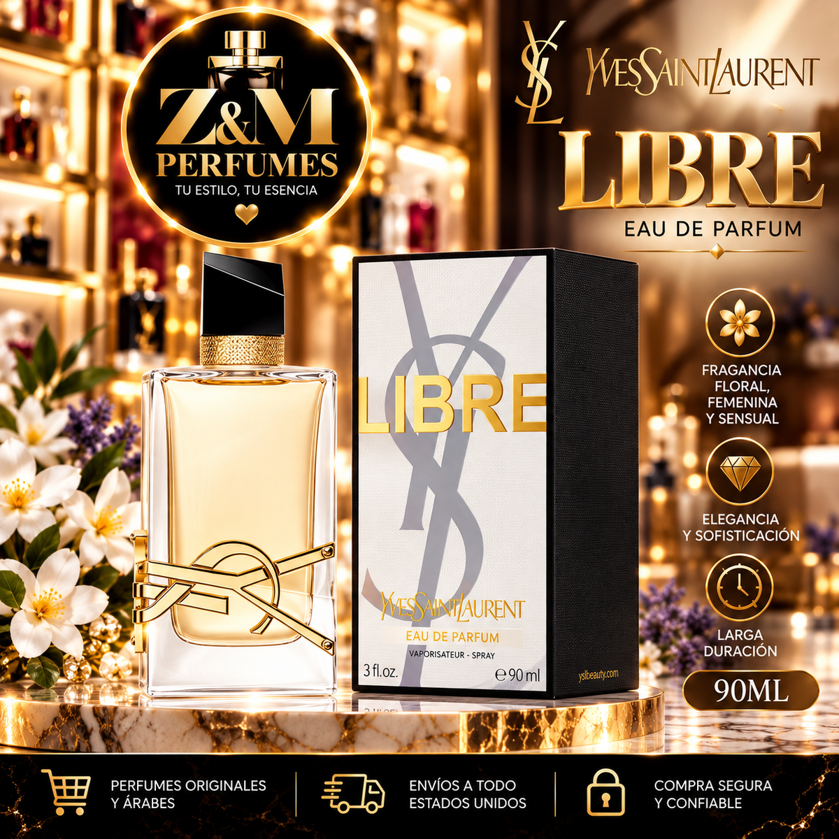 YVES SAINT LAURENT LIBRE EAU DE PARFUM ✨