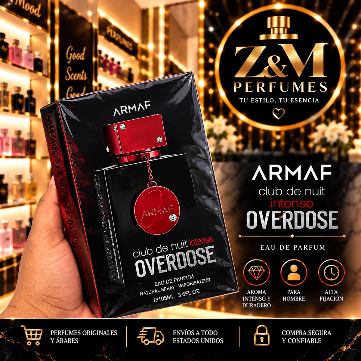 ✨ ARMAF Club de Nuit Intense Overdose – Eau de Parfum 105 ml
