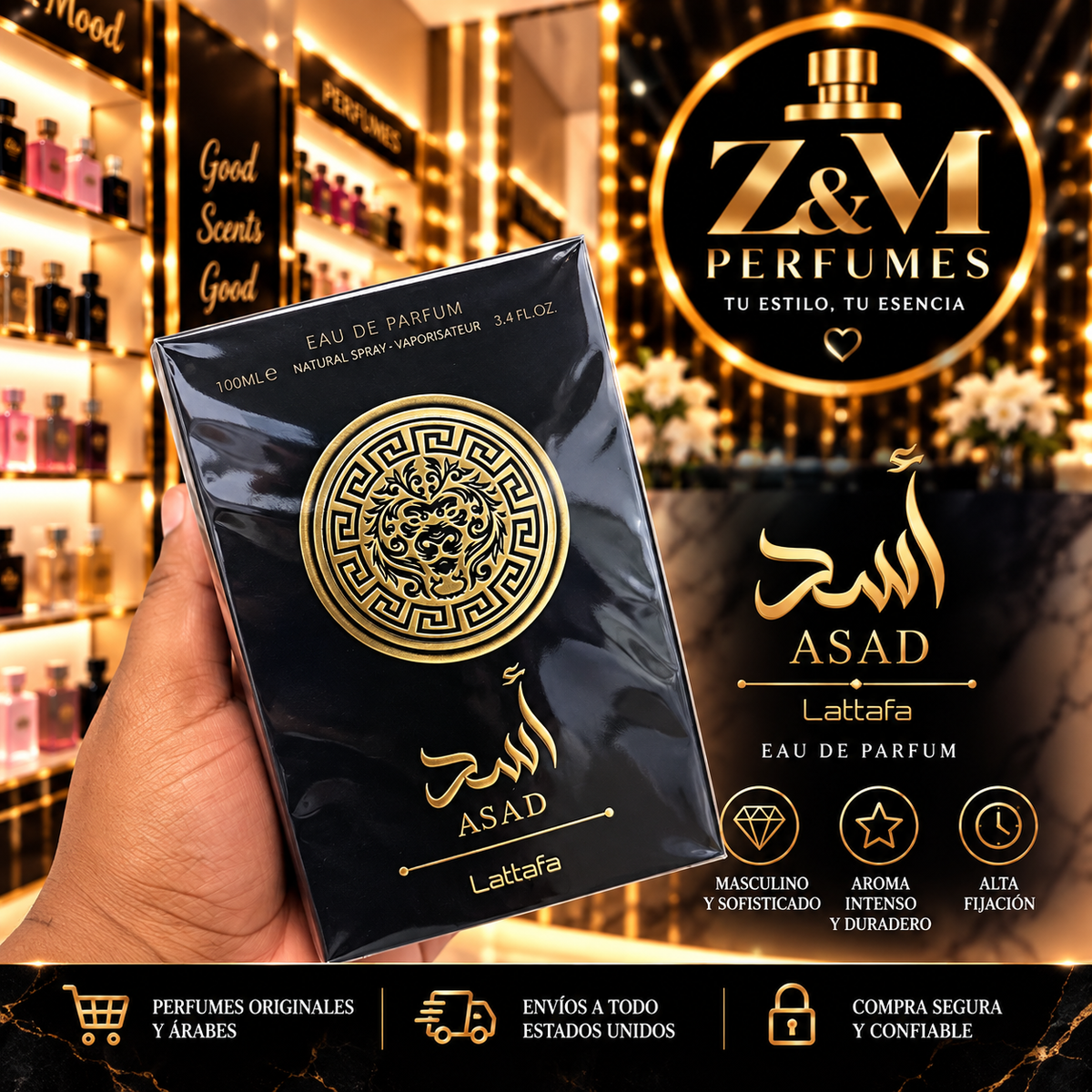 ✨ LATTAFA ASAD – Eau de Parfum 100 ml