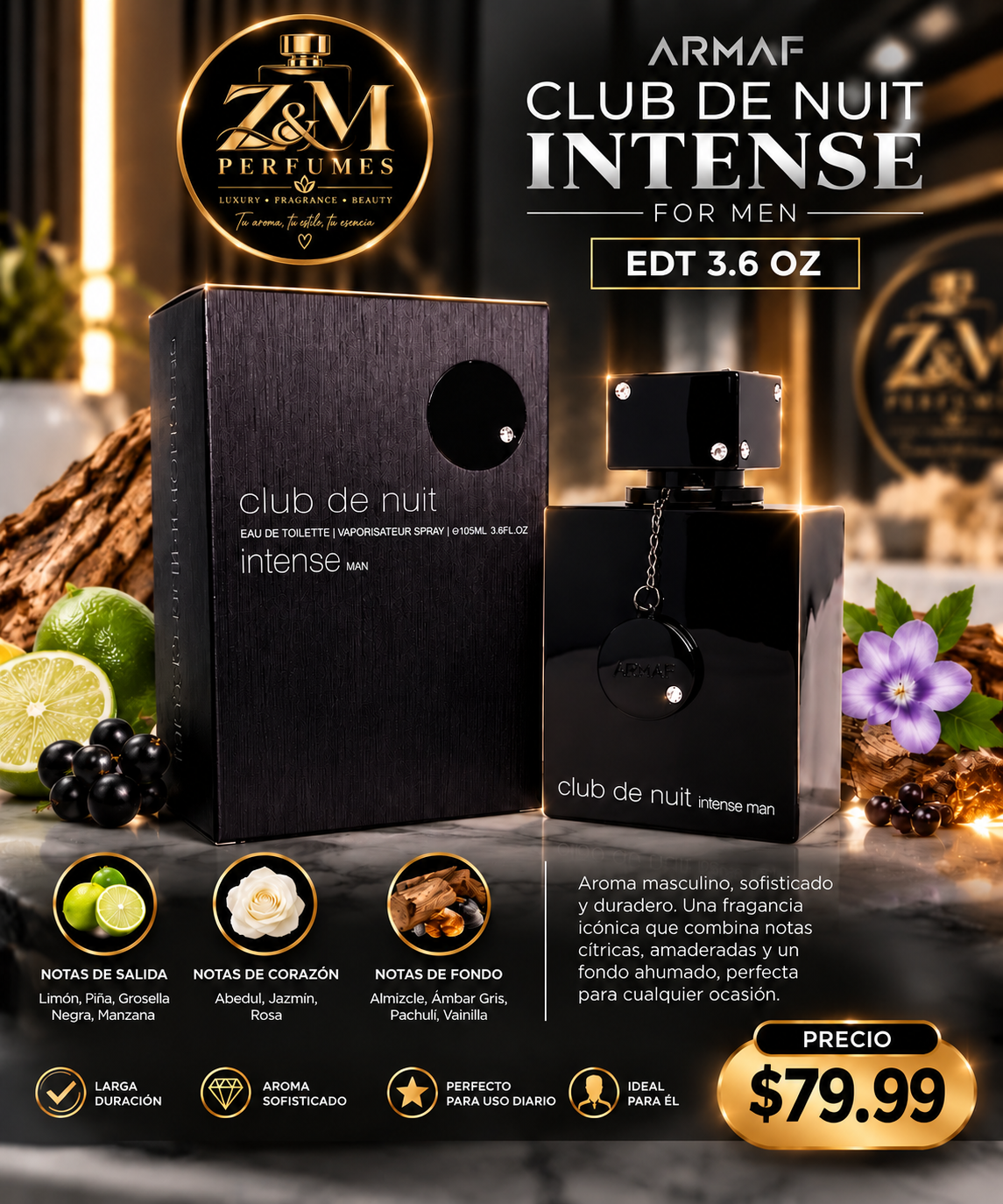 Club de Nuit Intense Man by Armaf – Perfume para Hombre
