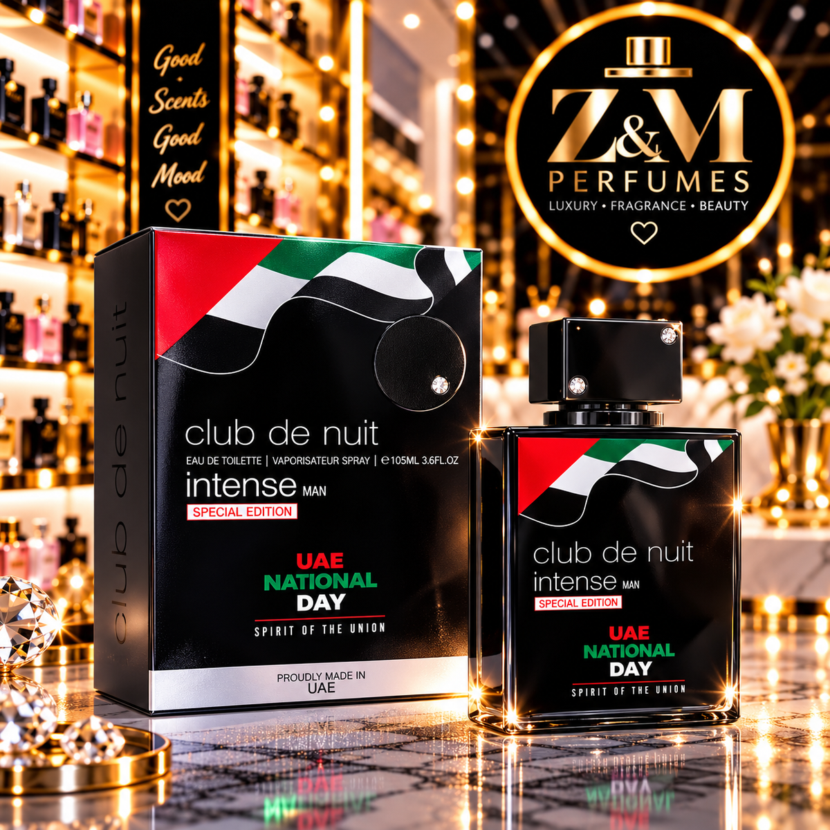 🖤 Club de Nuit Intense Man – UAE National Day Special Edition 🇦🇪

ARMAF | Eau de Toilette | 105 ml / 3.6 oz | Para hombre
