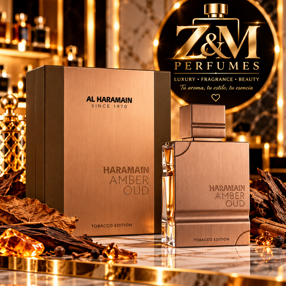 ✨ Al Haramain Amber Oud Tobacco Edition