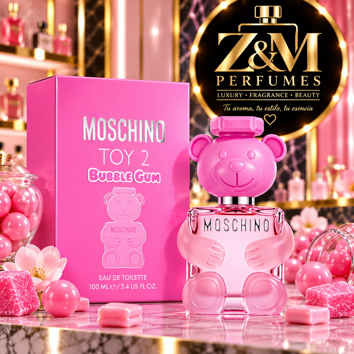 💗 Moschino Toy 2 Bubble Gum EDT 3.4 oz