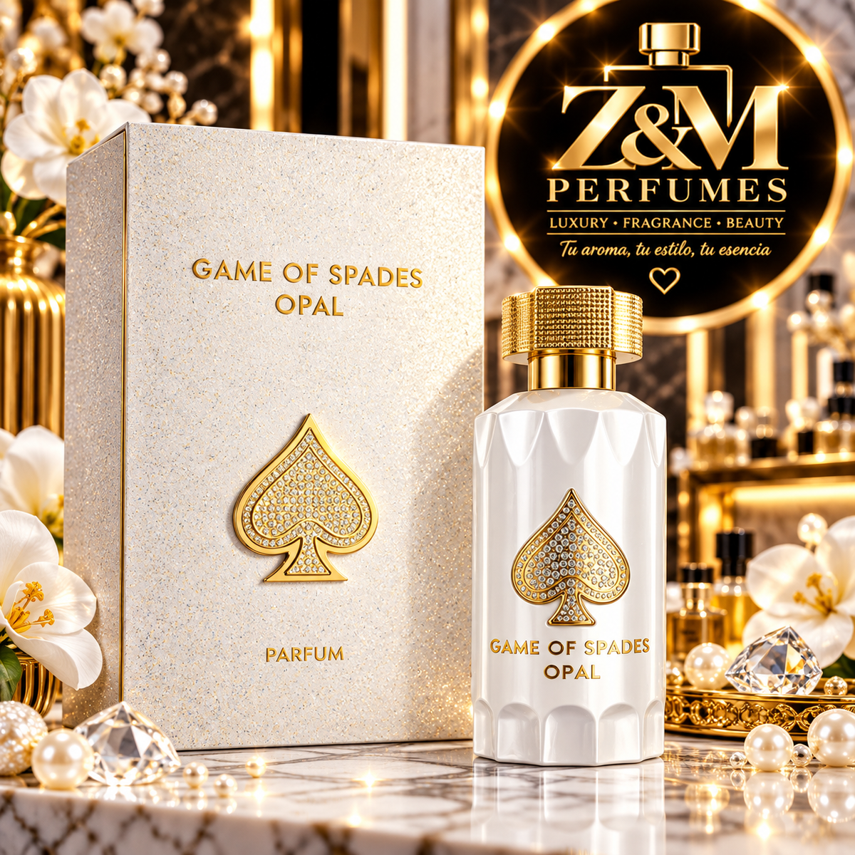 🤍 Jo Milano Game of Spades Opal
