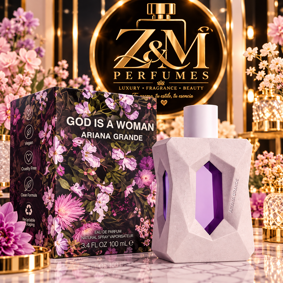 🌸 Ariana Grande God Is A Woman – 3.4 oz
Women EDP Spray