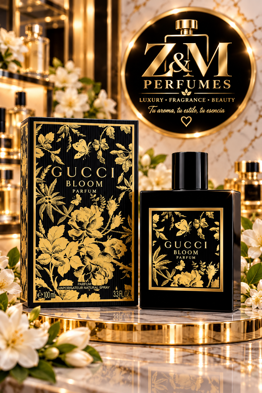 🖤 Gucci Bloom Parfum — 3.3 oz / 100 ml